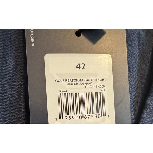 Chaps Golf Shorts Men's 42 Navy‎ Blue Slim Fit 9" Inseam Stretch Breathable - Picture 4 of 5